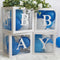 Baby Shower Box Custom Alphabet Name Transparent Balloon Box Birthday Party Decoration Kids DIY Wedding Baby Shower Suppiles