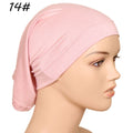 Ramadan Undercap Head Cover for Jewish Instant Jersey Bonnet Hijab Turbans for Women Muslim Fashion Inner Cap Turbante Capelli