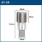 XCAN HSS Pipe Tap 1/8 1/4 3/8 1/2 3/4 1&#39;&#39; Metal Screw Thread Tap Threading Tools Hand Tools