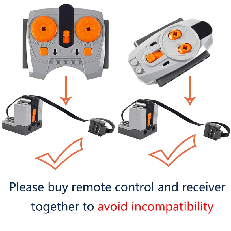 Technical parts Motor multi power functions 8293 8883 tool servo train motor PF model sets building blocks Compatible All Brands