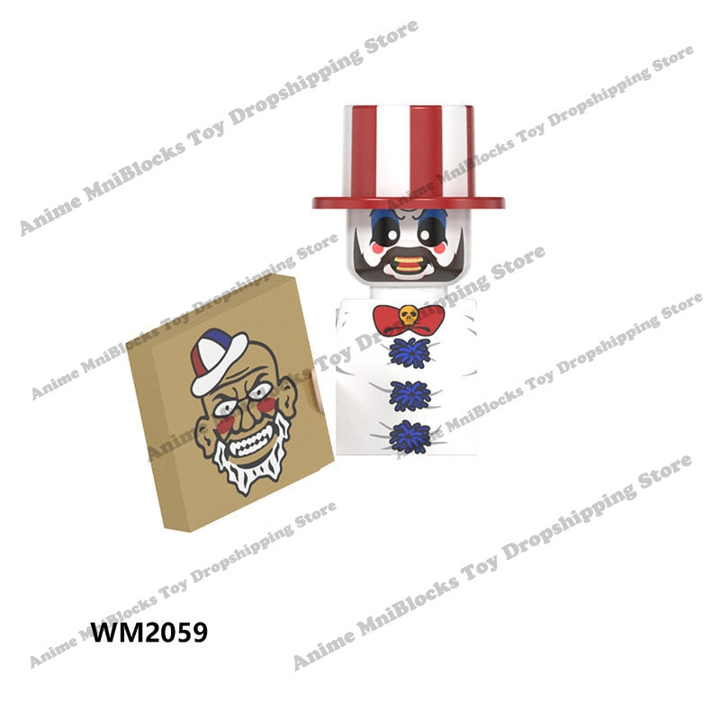 WM6075 WM6101 WM6102 Halloween Horror Movie Building Blocks The Shining Silent Hill Bricks Jack Pyramid mini Action toy Figures