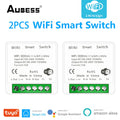 Tuya Zigbee / Wifi MINI Smart Switch 2 Way Control 16A Switch Tuya Smart Home Automation Sensor Works With Alexa Google Home