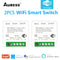Tuya Zigbee / Wifi MINI Smart Switch 2 Way Control 16A Switch Tuya Smart Home Automation Sensor Works With Alexa Google Home