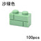 Thick Wall Figures Bricks Compatible 98283 15533 DIY 1x2 1x3 1x4 1+2 Dots Building Blocks Educational House Contruction Toys