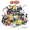 Naruto Sasuke Kakashi Akatsuki bricks Building Blocks Anime cartoon Mini Action Figures Heads Assembly Toys kids Christma Gifts