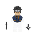 Naruto Sasuke Kakashi Akatsuki bricks Building Blocks Anime cartoon Mini Action Figures Heads Assembly Toys kids Christma Gifts
