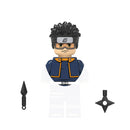 Naruto Sasuke Kakashi Akatsuki bricks Building Blocks Anime cartoon Mini Action Figures Heads Assembly Toys kids Christma Gifts