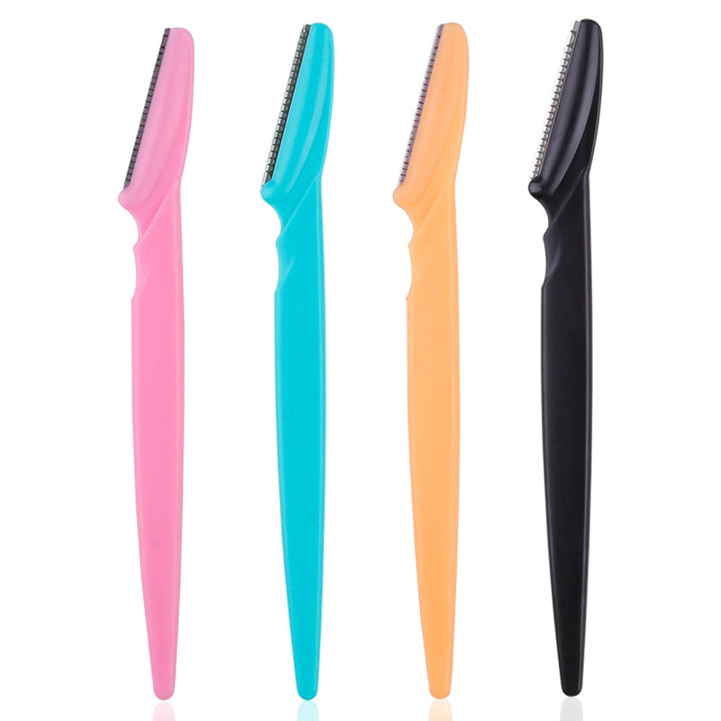 3/4/10Pcs Eyebrow Trimmer Safe Facial Blades Shaping Knife Eye Brow Shaver Face Hair Removal Razor Blades Woman Makeup Tools