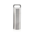 Mini Stainless Steel Sealed Capsule Waterproof Pill Box Camping Firstaid Pendant Travel Outdoor Portable Pill Case Organizer
