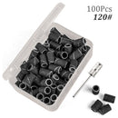 100pcs 80''/120''/180" Nail Art Sanding Bands Gel Polish Remover Tool Accessory for Electric Nail Machine Nail Drill Bits