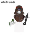 Naruto Sasuke Kakashi Akatsuki bricks Building Blocks Anime cartoon Mini Action Figures Heads Assembly Toys kids Christma Gifts