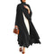 Ramadan Open Chiffon Abaya Dubai Women Sash Marocain Kaftan Eid Hijab Long Robe Muslim Fashion Clothes Turkey Vestido De Mujer