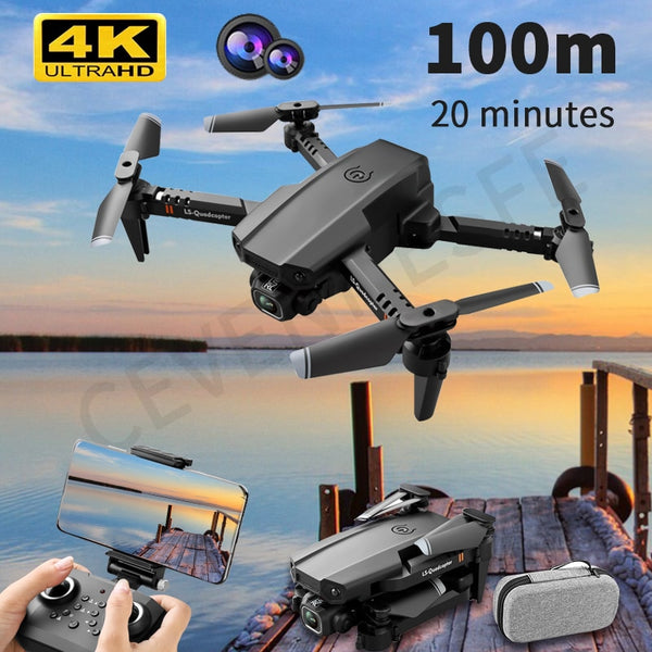 2022 New Mini Drone XT6 4K 1080P HD Camera WiFi Fpv Air Pressure Altitude Hold Foldable Quadcopter RC Drone Kid Toy GIft VS E520