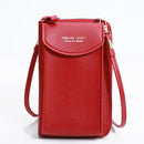 Fashion Cellphone Shoulder Bag Women PU Leather Crossbody Bag 2022 New Handbag Card Holder Messenger Bag Flap Wallet