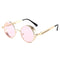 Classic Gothic Steampunk Sunglasses Luxury Brand Designer High Quality Men and Women Retro Round Metal Frame Sunglasses UV400