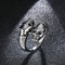 1pcs Titanium Steel Eagle Dragon Claw Halloween Skull Ring Hot Selling Men&