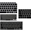 Russian silicone Keyboard Cover Protector for Macbook air13/12 /15/16pro touchbar A1706/A1466A1708/A1990/A1398/A2289/A1932/A2141