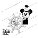 Disney Mini Action Toy Figures Building Blocks Cartoon dolls Toy Story Mickey Mouse Winnie The Pooh Frozen Stitch Donald Duck
