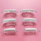 1 Pair Profession Brow Stamp Sponge Stencil with Handle Lazy Quick Make Up Eyebrow Template Seal Spare Eyebrow Powder Print Tool