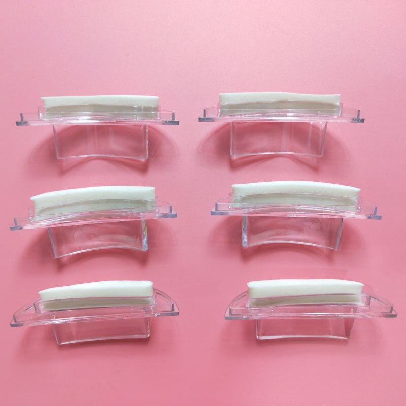 1 Pair Profession Brow Stamp Sponge Stencil with Handle Lazy Quick Make Up Eyebrow Template Seal Spare Eyebrow Powder Print Tool