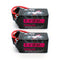 2PCS CNHL 4S 6S 14.8V 22.2V Lipo Battery 1100mAh 1300mAh 1500mAh 100C With XT60 For FPV Airplane Drone Quadcopter Helicopter