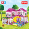 Friends City House Summer Holiday Villa Castle Building Blocks Sets Figures Swimming Pool DIY Toys for Kids Girls Christmas Gift