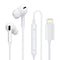 In Ear Headphones Wired for Iphone Lightning Earphones for Iphone 12 11 pro 8 7 Plus X XS MAX XR iPod Wired Earbuds with Mic
