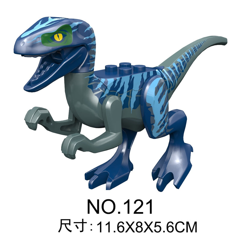 Jurassic Dinosaurs Building Blocks Indominus Rex DIY Tyrannosaurus Action Figure Models Children Toys Animals Gifts