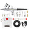 Nasedal NT-19 Dual-Action Airbrush Compressor Kit 0.3mm Airbrush Spray Gun for Nail Airbrush Model Cake Car Fish Shoes Painting