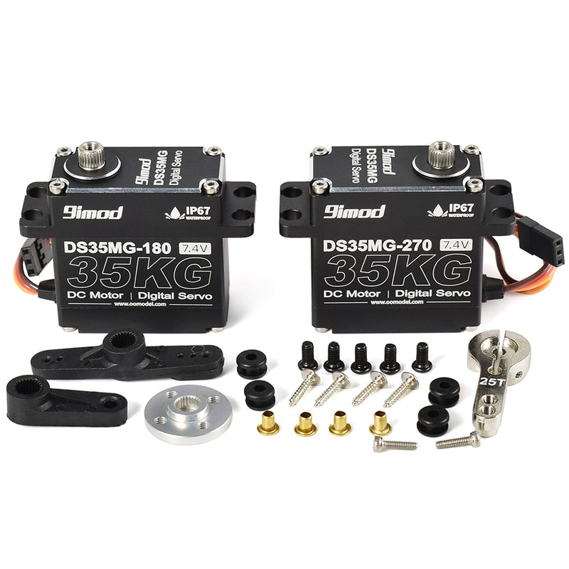 1X Waterproof Servo 20Kg 25Kg 30Kg 35Kg 40Kg High Speed servo Metal Gear  Digital Servo RC Baja Servo For 1/8 1/10 Scale RC Cars