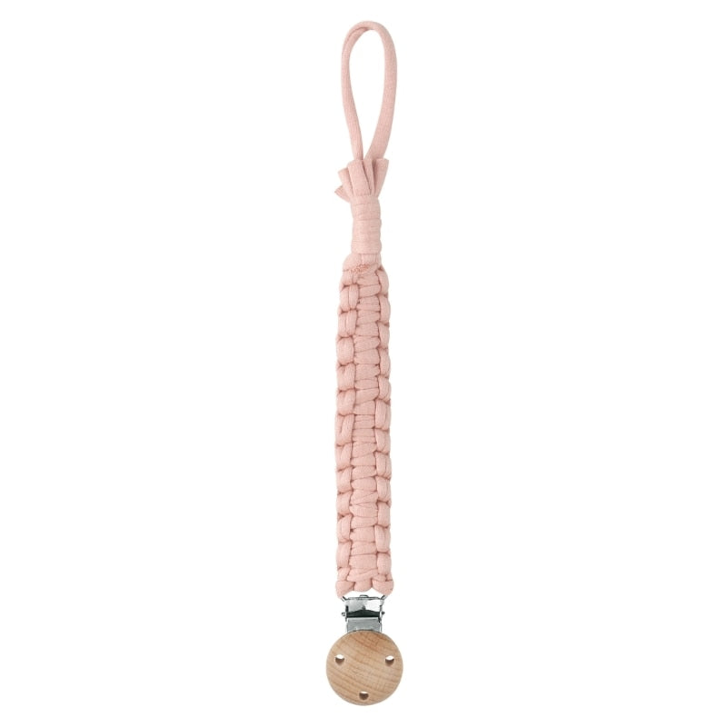 Baby Infant Cotton Pacifier Clip for Newborn Teething Soother Chew Dummy Chains Dropship