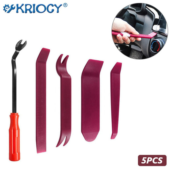 Auto Door Clip Panel Trim Removal Tools Kits Navigation Blades Disassembly Plastic Car Interior Seesaw Conversion Repairing Tool