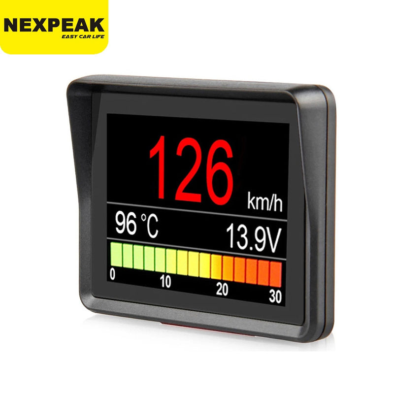 NEXPEAK A203 OBD2 On-board Computer Car Digital Computer Trip Display Speed Fuel Consumption Temperature Gauge OBD2 Scanner