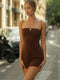 Zenaide 2022 Cut Y2K Long Dress Backless Spaghetti Strap Sexy Maxi Bodycon Dresses Pink Women Summer Black Beach Party Outfits