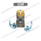 XP193 D009 WM718 Mark suit Disney anime movie figurine dolls mini plastic action toy figures Assemble blocks Christmas gifts