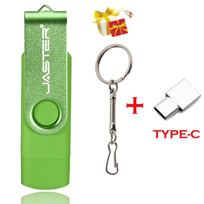 3 in 1 USB flash drive OTG High Speed Pen Drive 64GB 32GB TYPE-C Adapter Gift 16GB 8GB Micro USB stick Red External Storage 4 GB