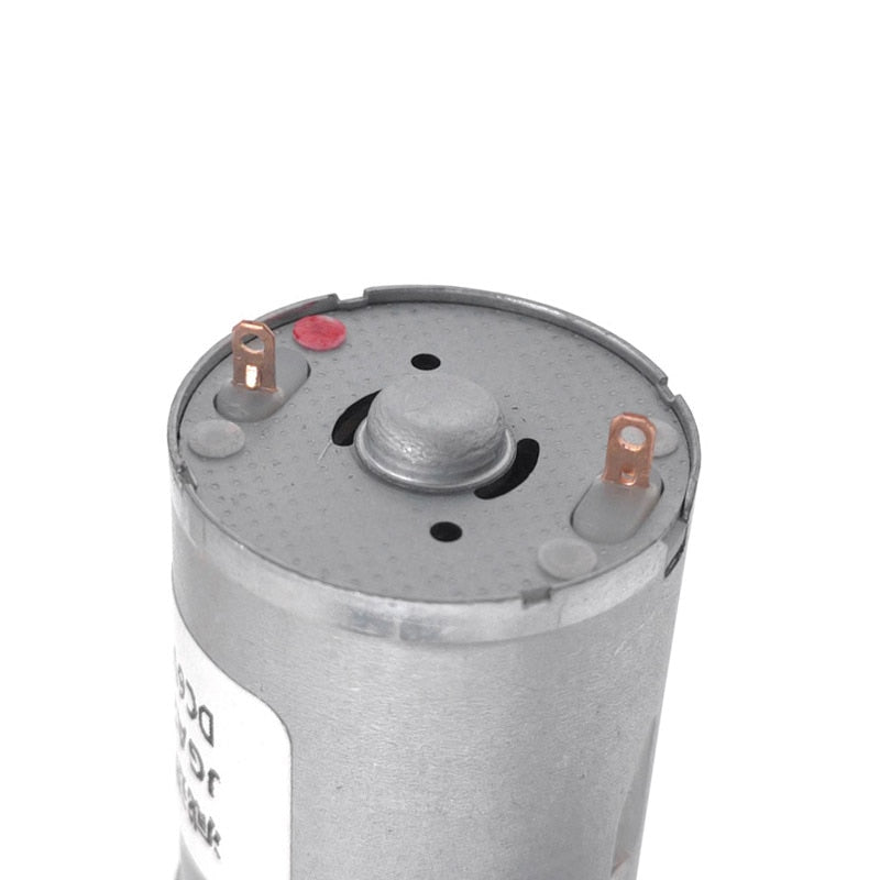 JGA25-370 Geared motor DC motor 6V 12V electric gear motor high torque 5/10/15/30/60/100/150/200/300/400/500/1000/1200 rpm