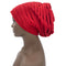 Candy Color Ladies Head Wraps Muslim Hijab Bonnets Fashion Headgear Trending Elastic Full Body Pleated Turban Cap for Women