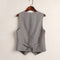 Summer V-Neck Vest Women Thin Loose Waistcoat Single Breasted Sleeveless Blazer Feminino Short Slim Veste Femme Tide XXXL