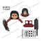 Naruto Sasuke Sakura Kakashi Obito Jiraiya Tsunade anime dolls Mini Action toy Figures cartoon Assemble blocks kid Birthday gift