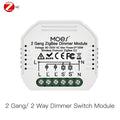 Moes Smart ZigBee WiFi Switch Module Dimmer Curtain Switch Smart Life App Remote Control Alexa Google Home Voice Control