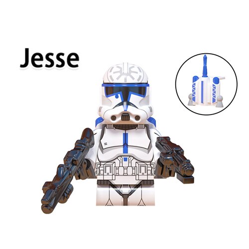The Bad Batch Building Blocks 501st Clone Mandalorians Trooper Boba Fett Yoda Moff Gideon Droids Action Brick Figures Toy