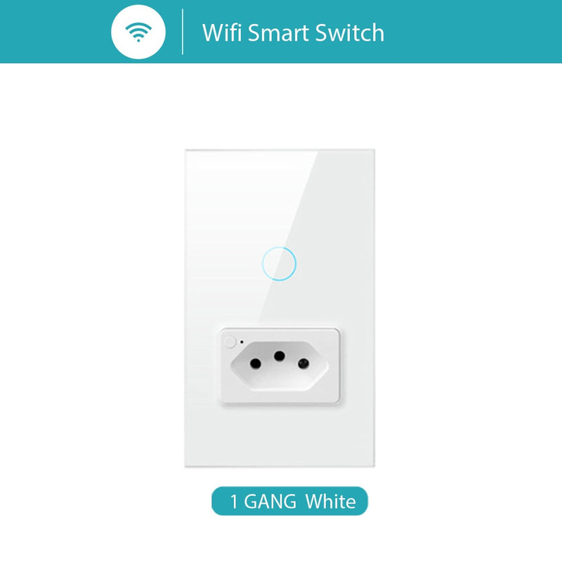 Tuya Wifi Smart Brazil Switch Plug Zigbee Smart Brazil Socket Smart Life Brazil Outlet With Power Monitor For Alexa Google Home