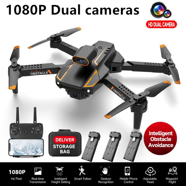 S91 4K Drone Professional Obstacle Avoidance Dual Camera Foldable RC Quadcopter Dron FPV 5G WIFI Remote Control Helicopter Toy