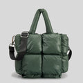 Fashion Large Tote Padded Handbags Designer Quilted Women Shoulder Bags Luxury Nylon Down Cotton Crossbody Bag Winter Purse 2022