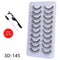 5/10Pairs 3D Mink Lashes Natural Eyelashes Dramatic False Eyelashes Faux Cils Makeup Wholesale Fake Eyelash Extension maquiagem