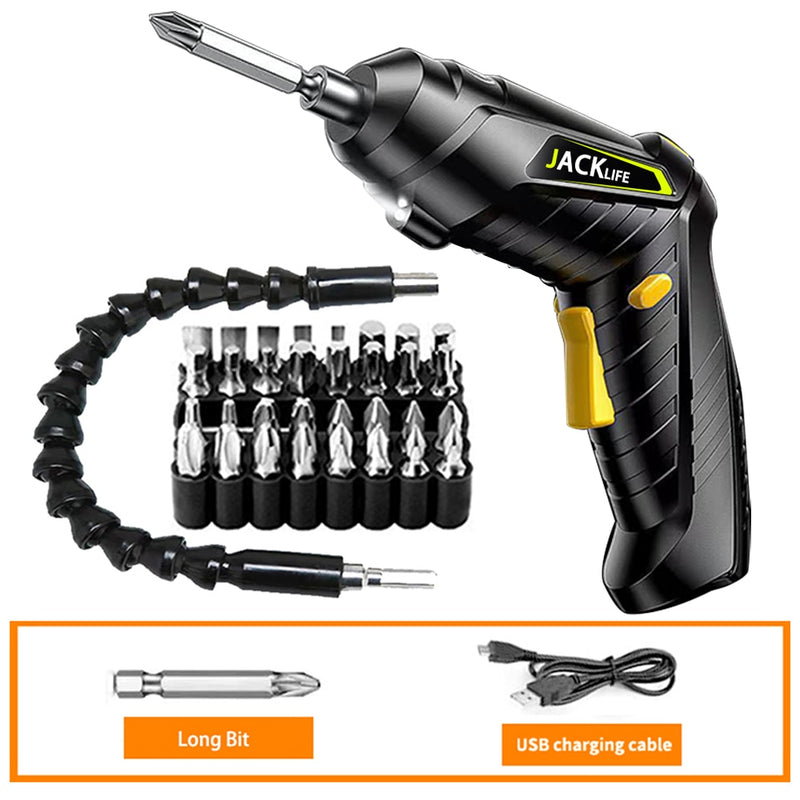 Electric Screwdriver Battery Rechargeable Cordless Screwdriver Powerful Impact Wireless Screwdriver Drill Electric Screw Driver