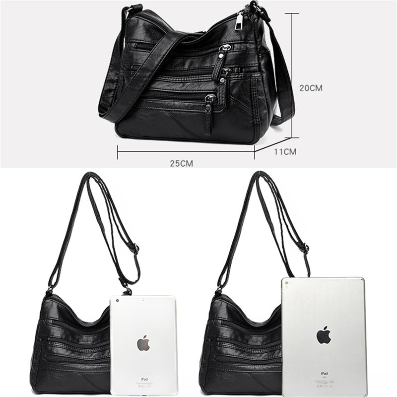 2022 Women Shoulder Bag Leather Luxury Handbags Women&