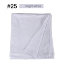 Muslim Women Stretchy Jersey Hijab Plain Cotton Jersey Hijabs  Islamic Soft Turban Head Wraps Headscarf 170X60cm