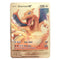 Newest Pokemon Vmax V GX EX Shiny Gold Metal Card PV French Game Tag Team Fighting Ordering Series Child Christmas Gift